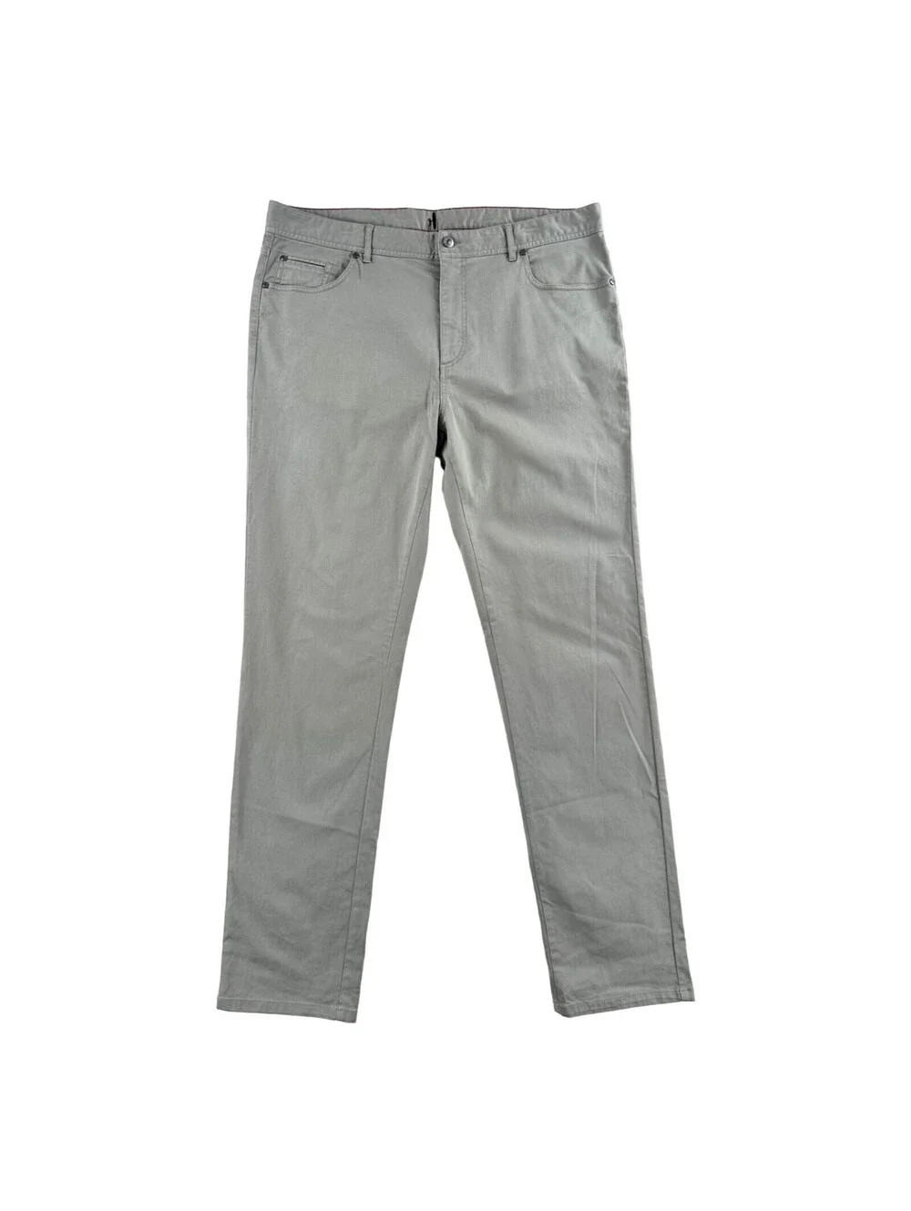 Johnnie-O Sawyer Taupe Stretch Casual Pants 38 x 34